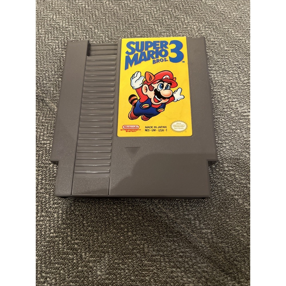 Super Mario Bros. 3 (Nintendo NES, 1990), Original Tested!